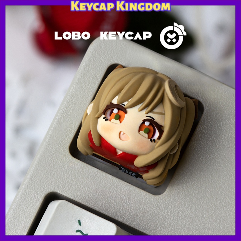 Gaming Keyboard Typewriter - Princesse cosmique Kaguya ! Keycap artisanal