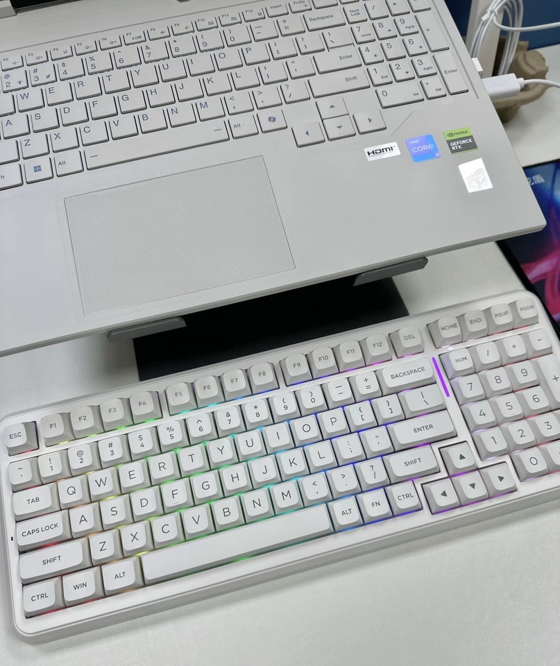 Gaming Keyboard Mechanical Wireless - Clavier mécanique personnalisable MCHOSE K99 V3,