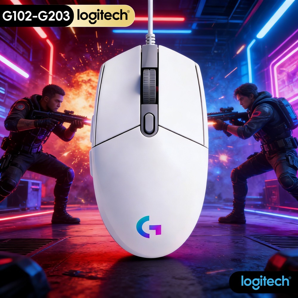 Logitech Mouse G203 - Souris Logitech G203 Prodigy G102 originale,