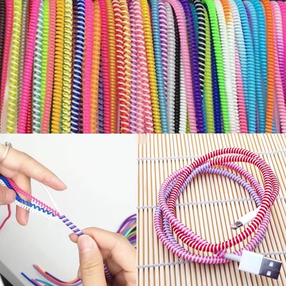 Coiled Usb Cable - Protecteur de câble de charge USB