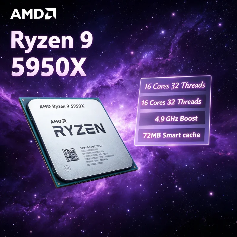 Amd Cpu Ryzen 9 - Processeur de jeu AMD Ryzen 9
