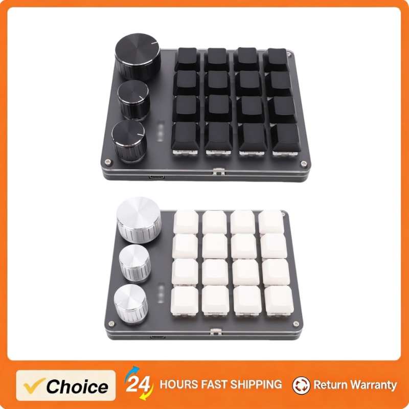 Gaming Keyboard Bluetooth - Clavier mécanique personnalisable 16 touches 2.4G