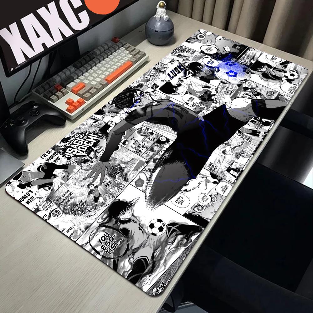 Gaming Keyboard Blue - Tapis de souris Anime noir et