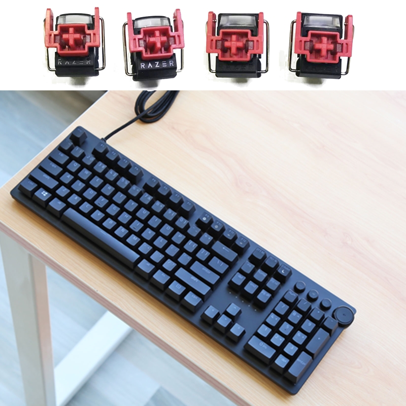 Gaming Keyboard Ergo - Commutateurs optiques rouges V2 Slient Liner,