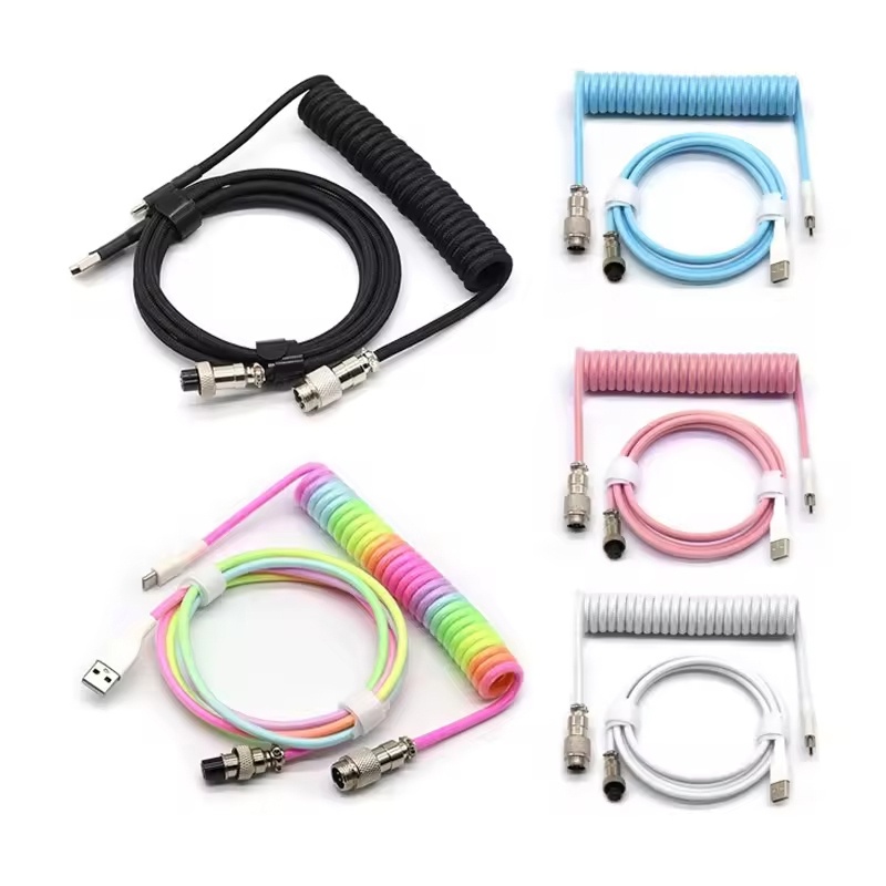 Câble enroulé pour clavier méc - Coiled Usb Cable avis et prix