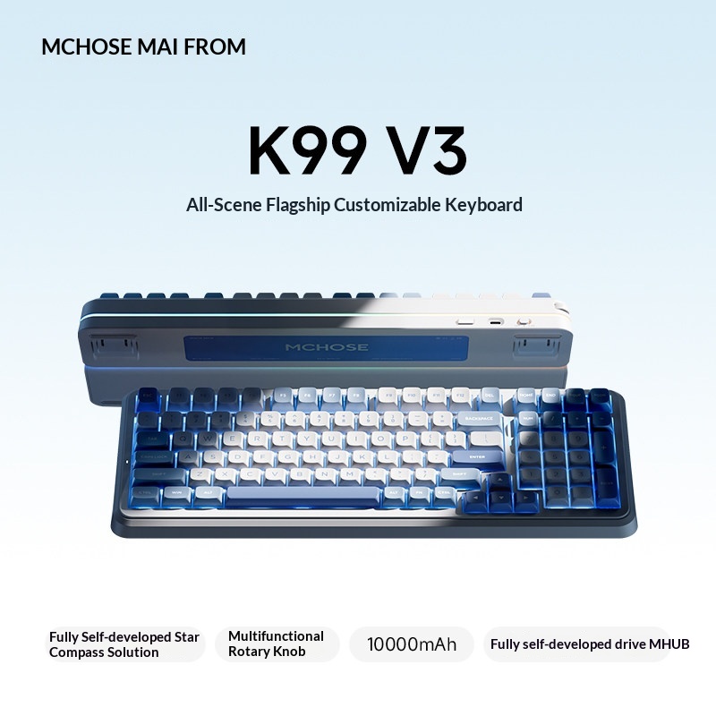 Clavier mécanique personnalisa - Gaming Keyboard Mechanical Wireless avis et prix