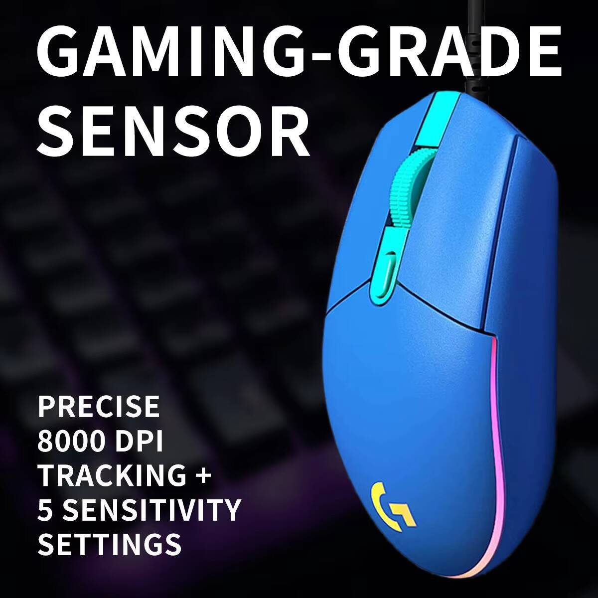 Souris de jeu Logitech G203 LI - Logitech Mouse G203 avis et prix