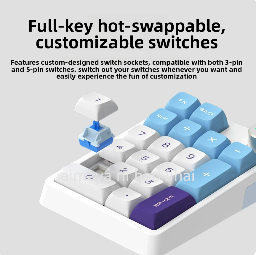 Clavier mécanique sans fil Blu - Gaming Keyboard Mechanical Wireless avis et prix