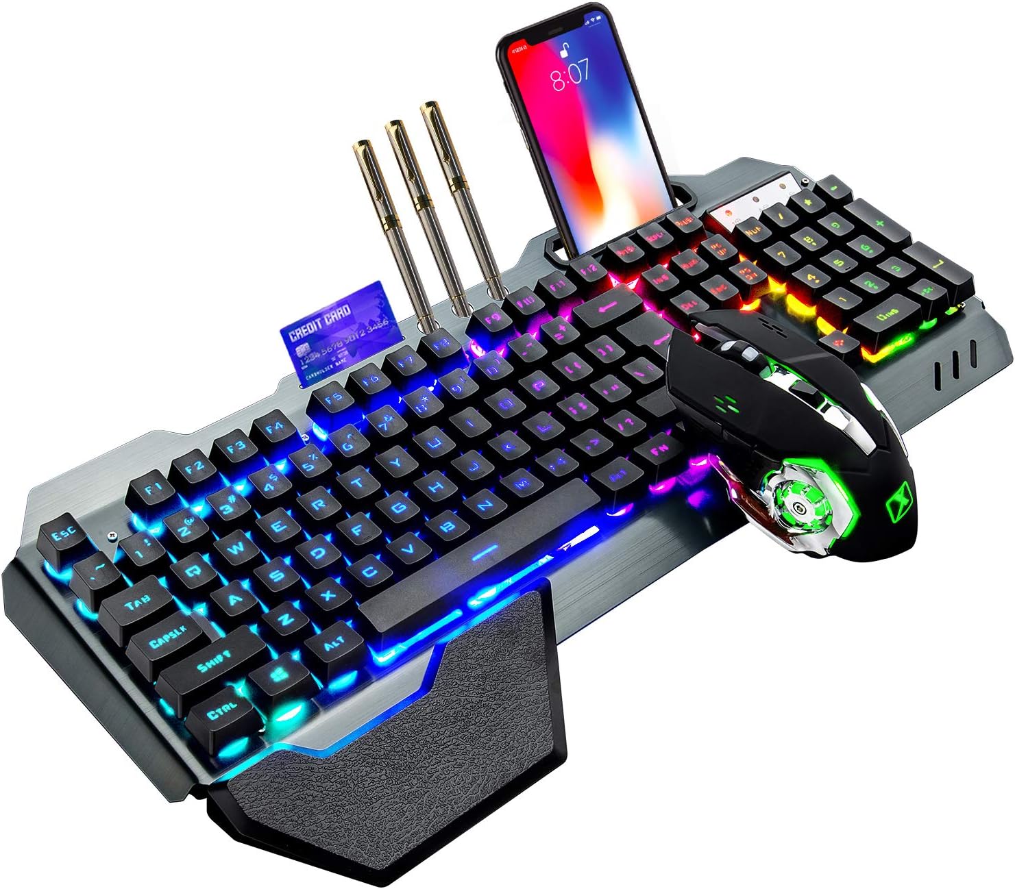 Clavier et souris de jeu sans  - Gaming Keyboard Mechanical Wireless avis et prix