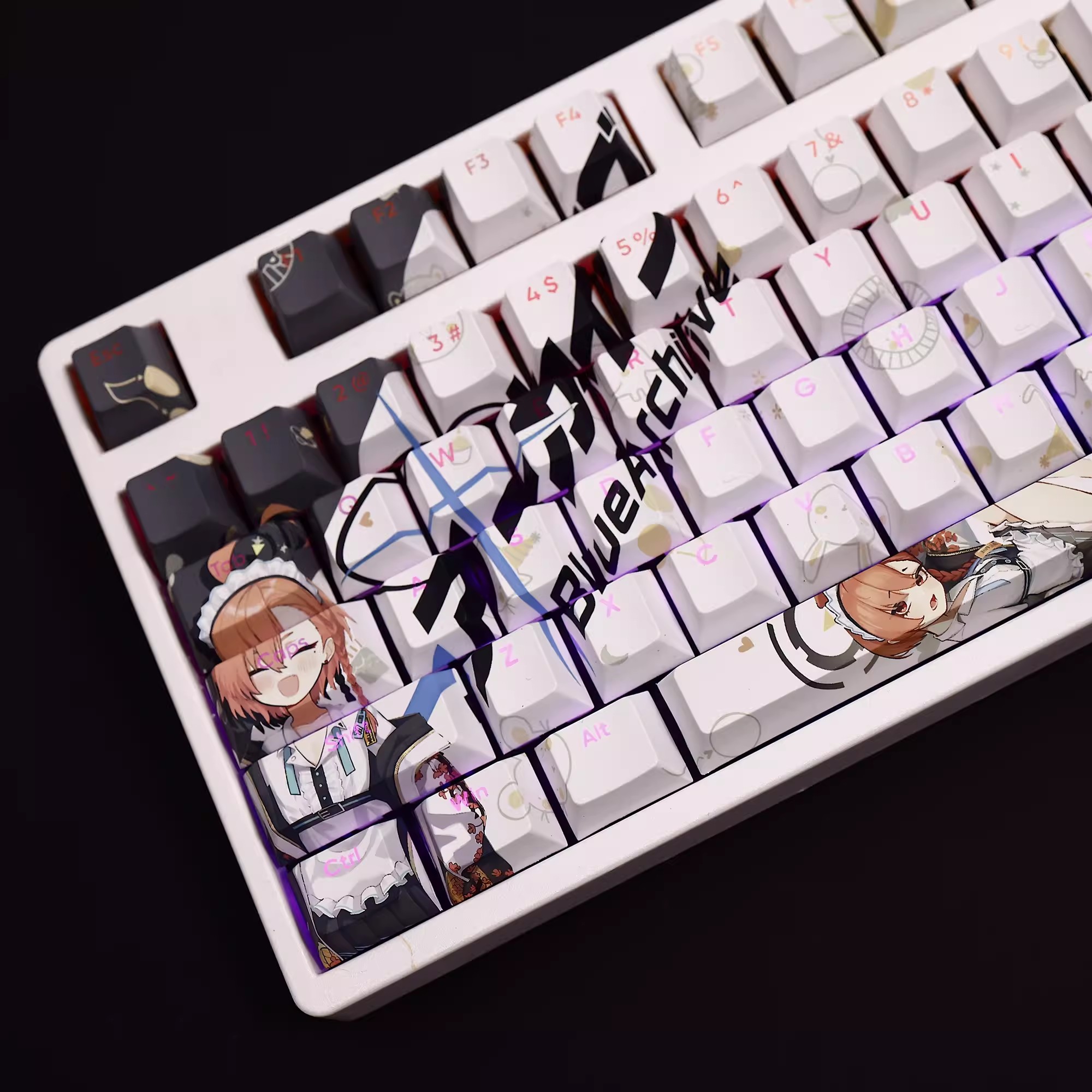 Blue Archive Mikamo Neru Keyca - Gaming Keyboard Blue avis et prix
