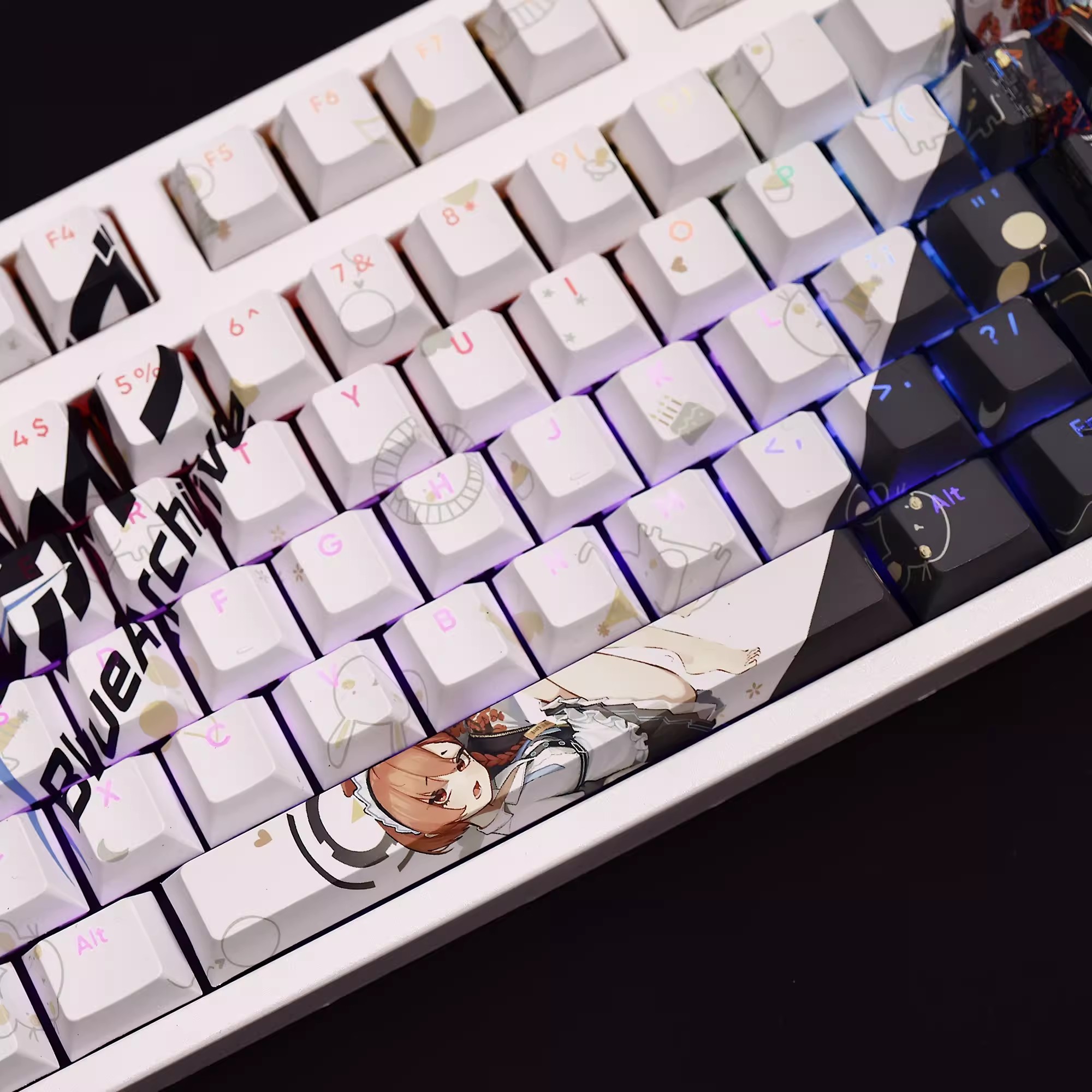 Blue Archive Mikamo Neru Keyca - Gaming Keyboard Blue avis et prix
