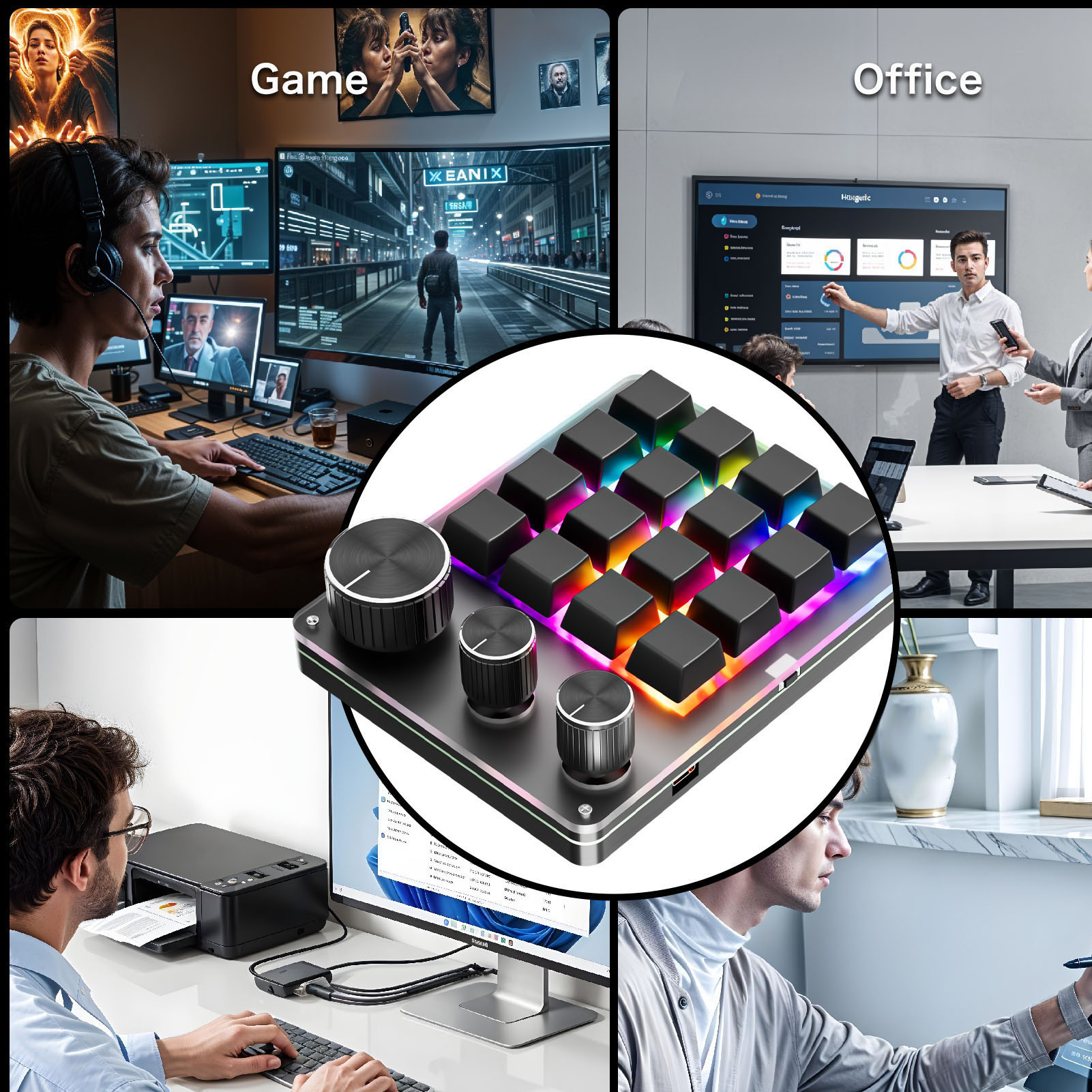Clavier mécanique personnalisa - Gaming Keyboard Bluetooth avis et prix