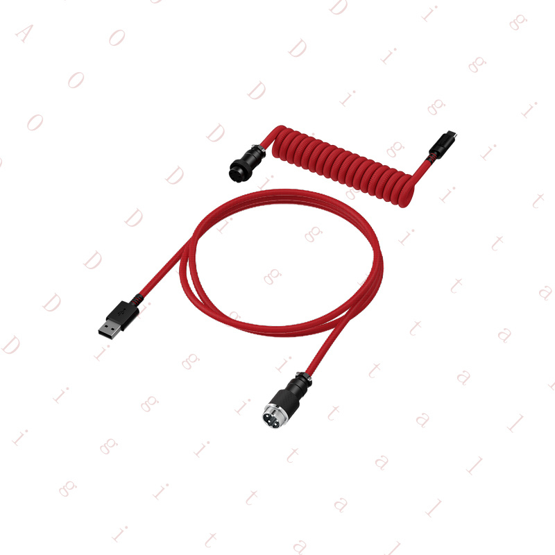 Câble enroulé USB-C HyperX rou - Coiled Usb Cable avis et prix