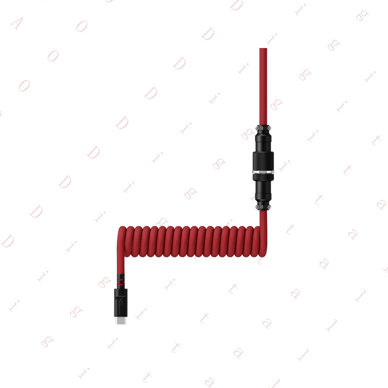 Câble enroulé USB-C HyperX rou - Coiled Usb Cable avis et prix