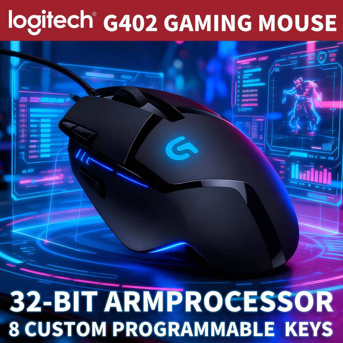 Souris filaire Logitech G402,  - Logitech Mouse G203 avis et prix