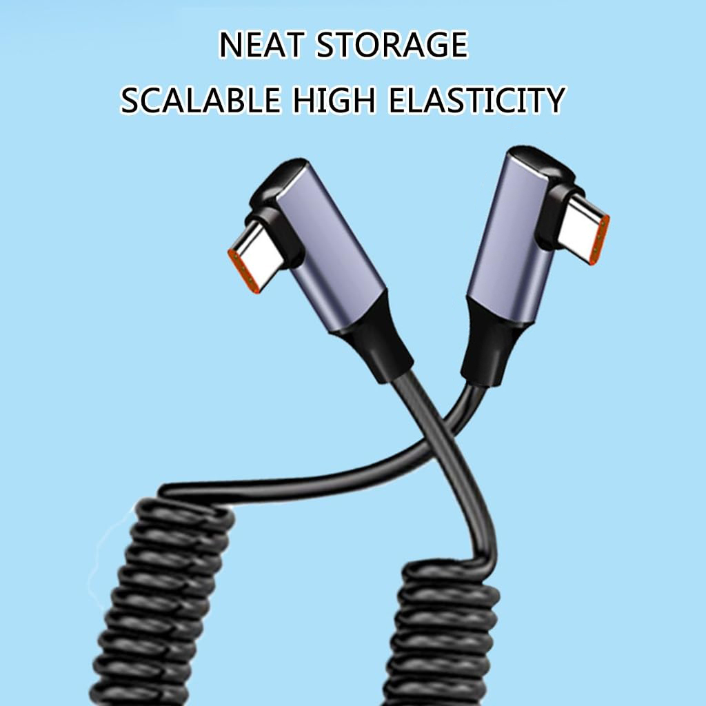Câble Type-C enroulable 240W P - Coiled Usb Cable avis et prix